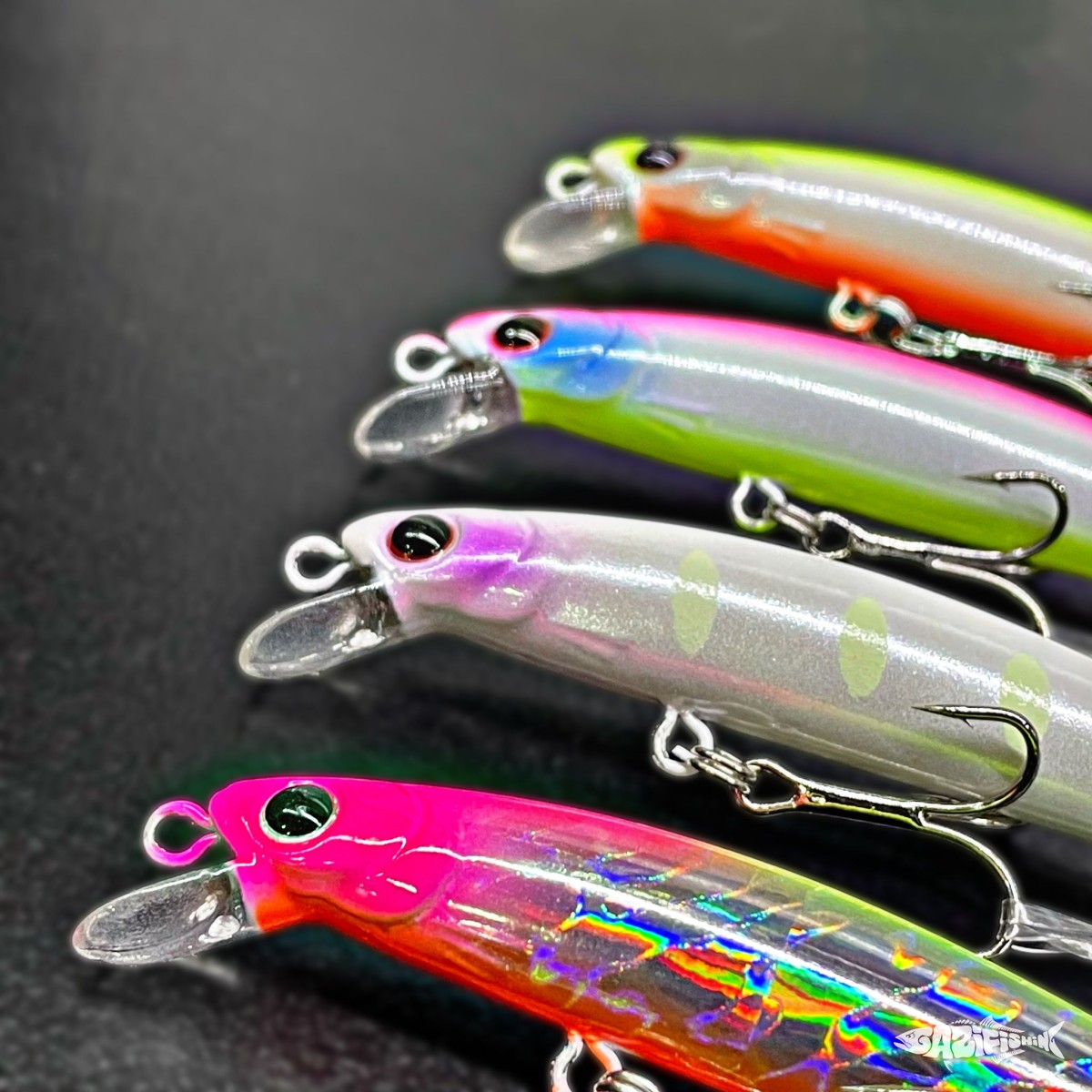 4 lü Kurşun Arkası Maket Balık Seti