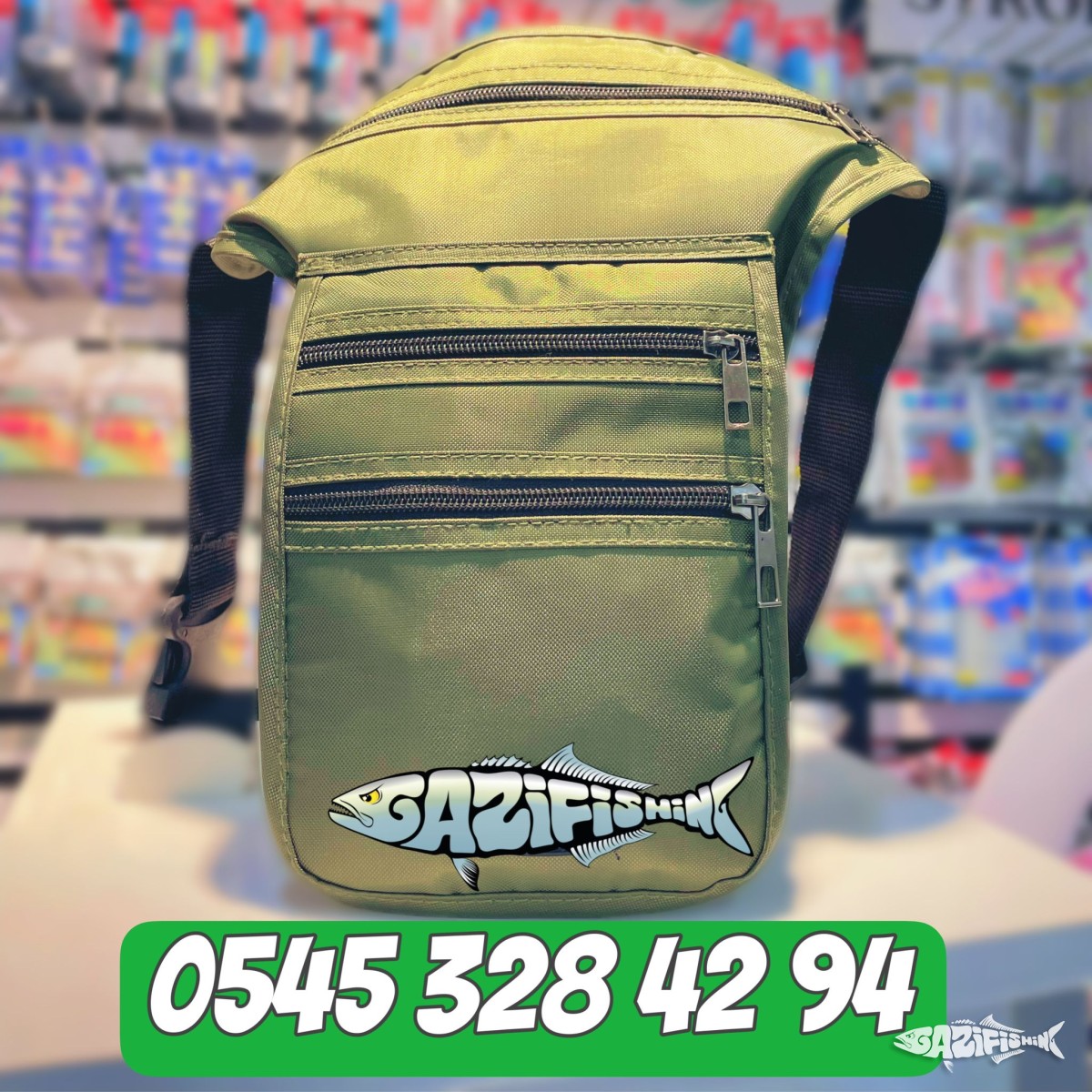 Amatör Balıkçı Bacak ve Boyun Çantası