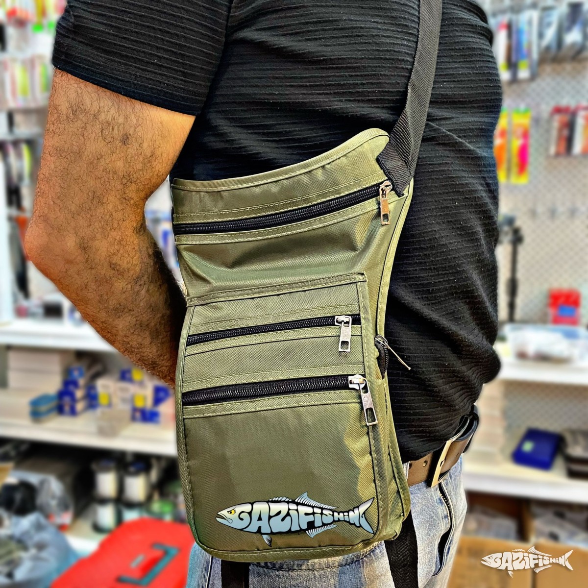Amatör Balıkçı Bacak ve Boyun Çantası