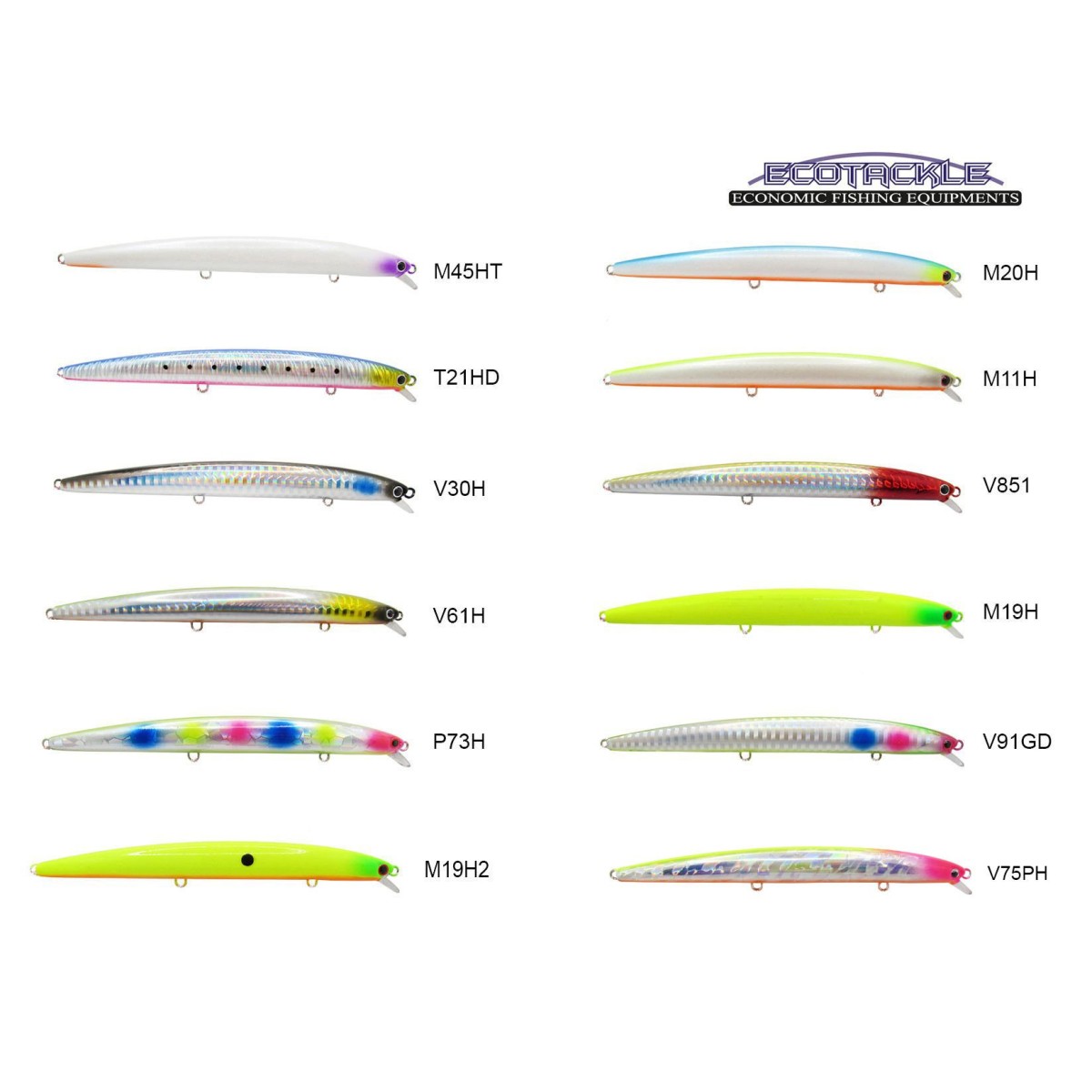 Ecotackle Slender Sam 130SS 13Cm 12G Maket Balık