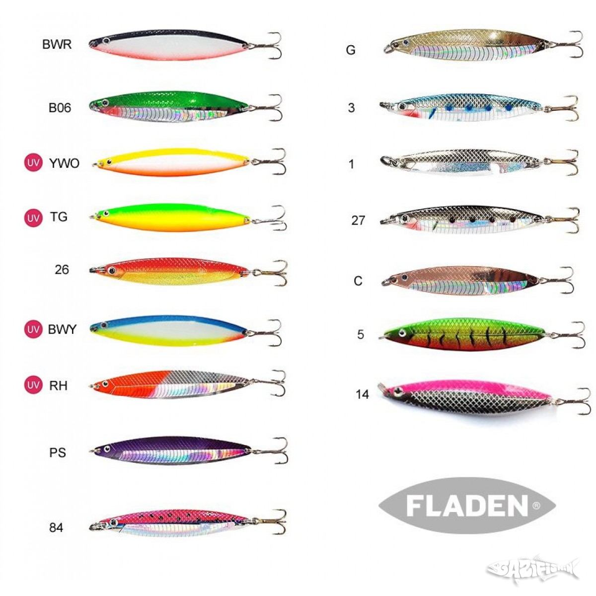 Fladen Nidingen Lüfer Kaşık 40 Gr