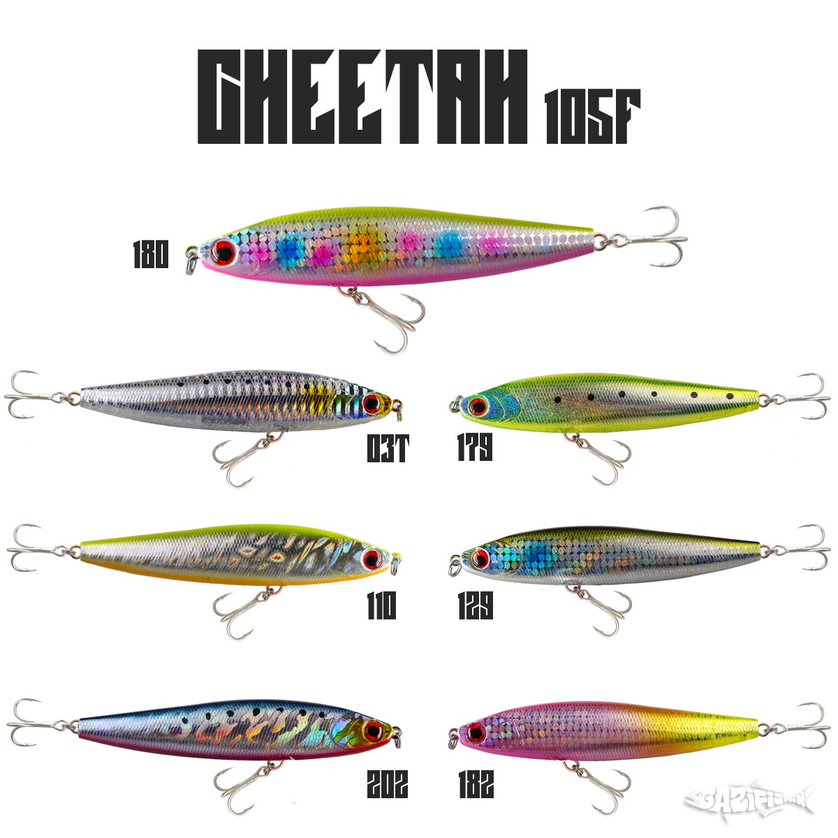 Fujin Cheetah 105F 19gr 10.5cm Maket Balık