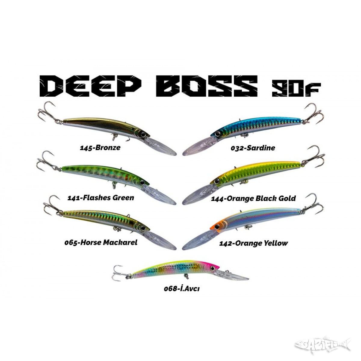 Fujin DeepBoss 90F 9.5gr Maket Balık