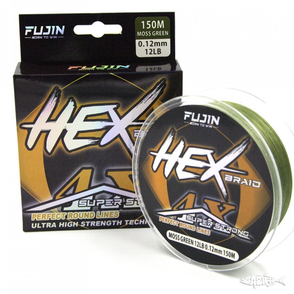 Fujin Hex Braid 4x 150 mt Moss Green PE İp Misina