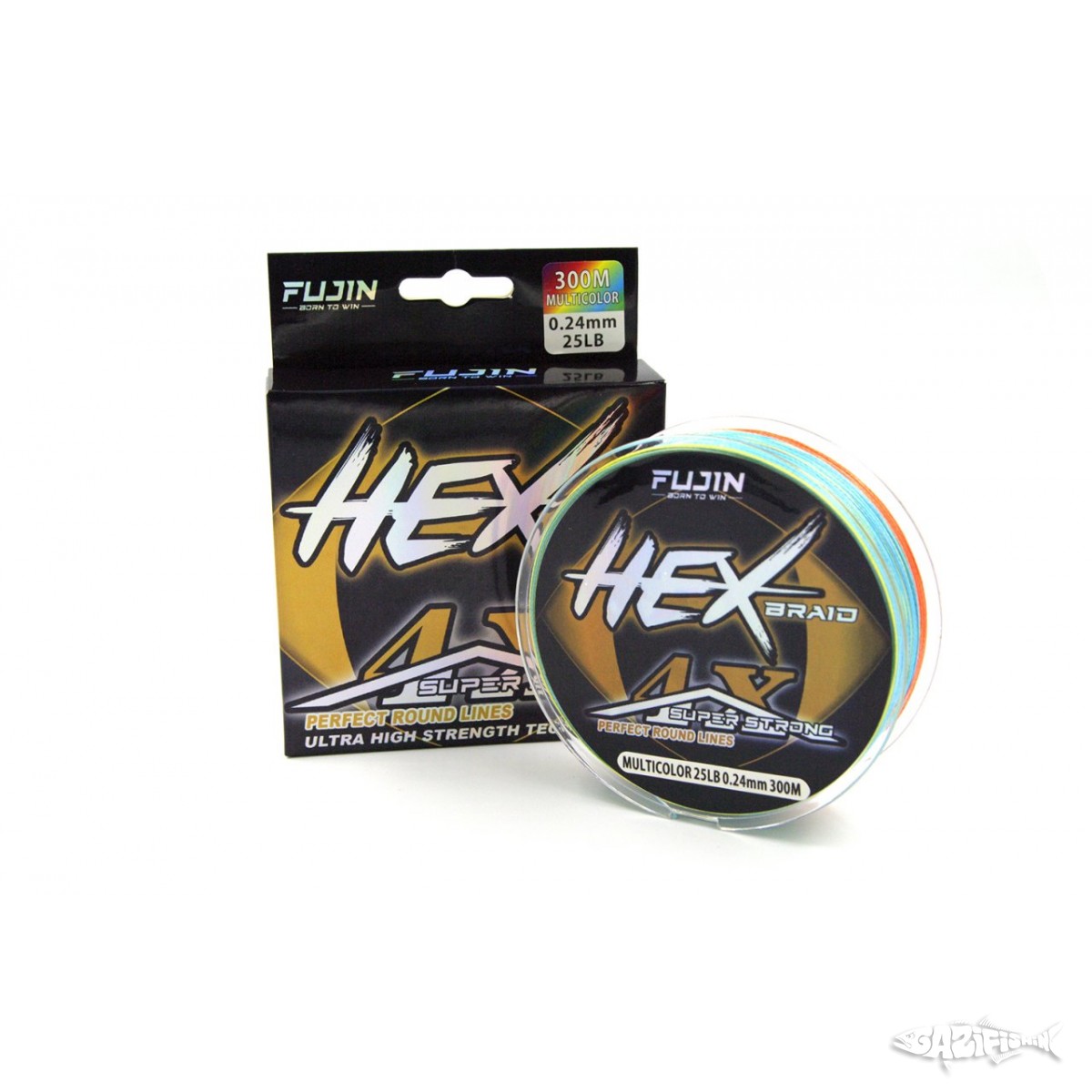 Fujin Hex Braid 4x 300mt Multicolor PE Örgü İp Misina