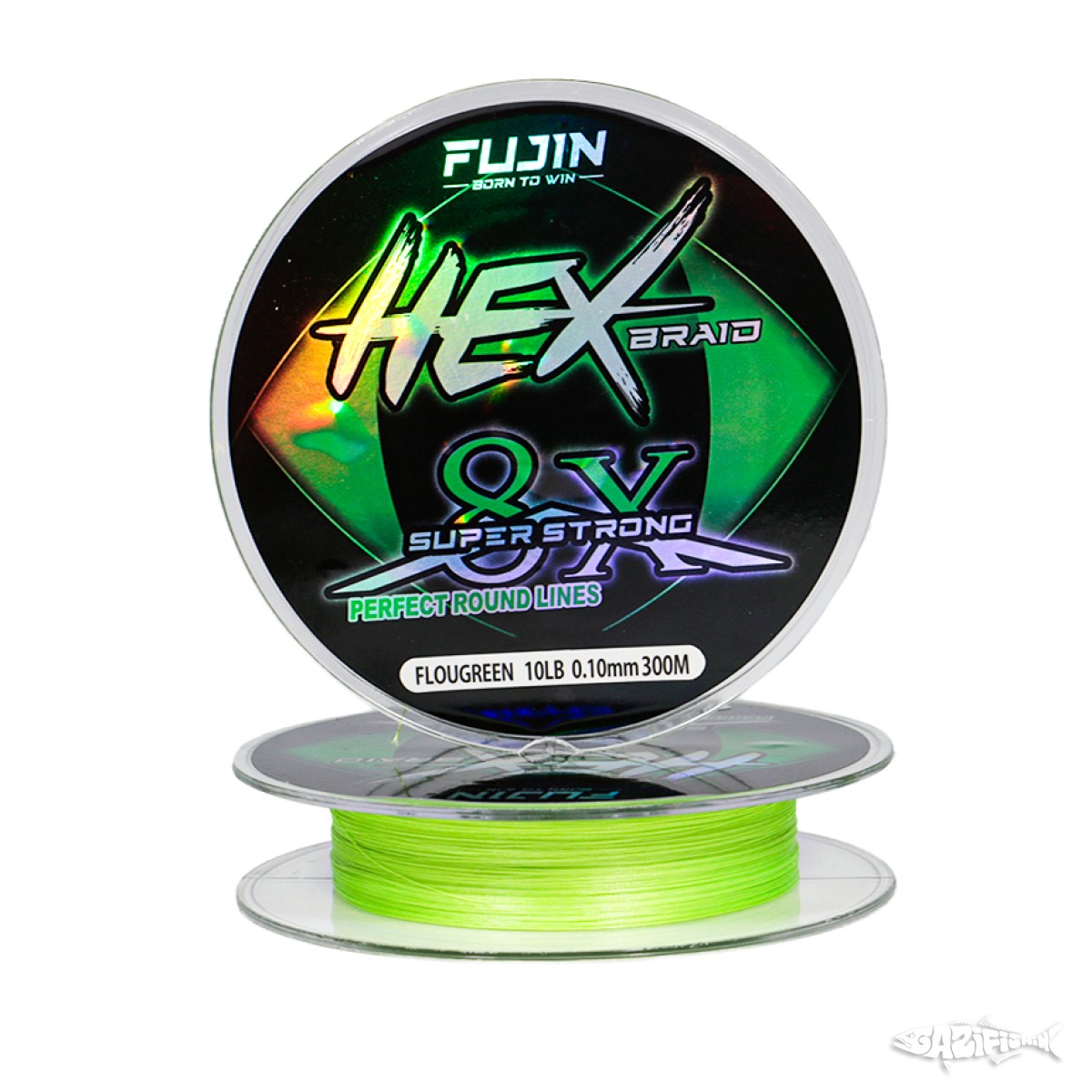 Fujin Hex Braid 8x 300mt Fluo Green PE İp Misina