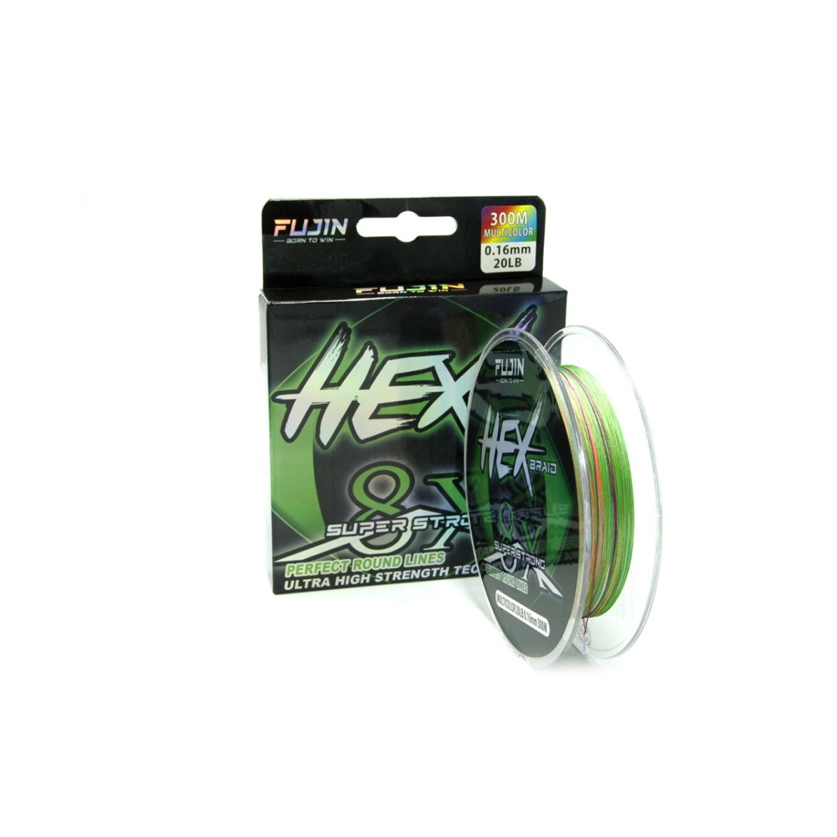 Fujin Hex Braid 8x Multicolor 300mt PE İp Misina