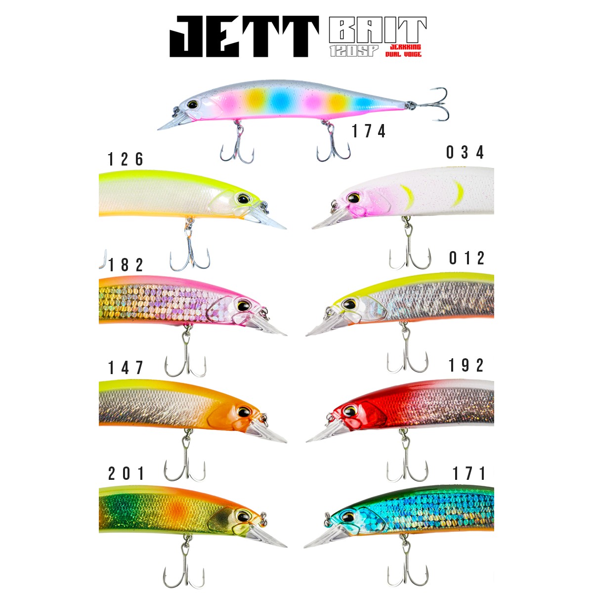 Fujin Jett Bait 120SP 18gr 120mm Maket Balık