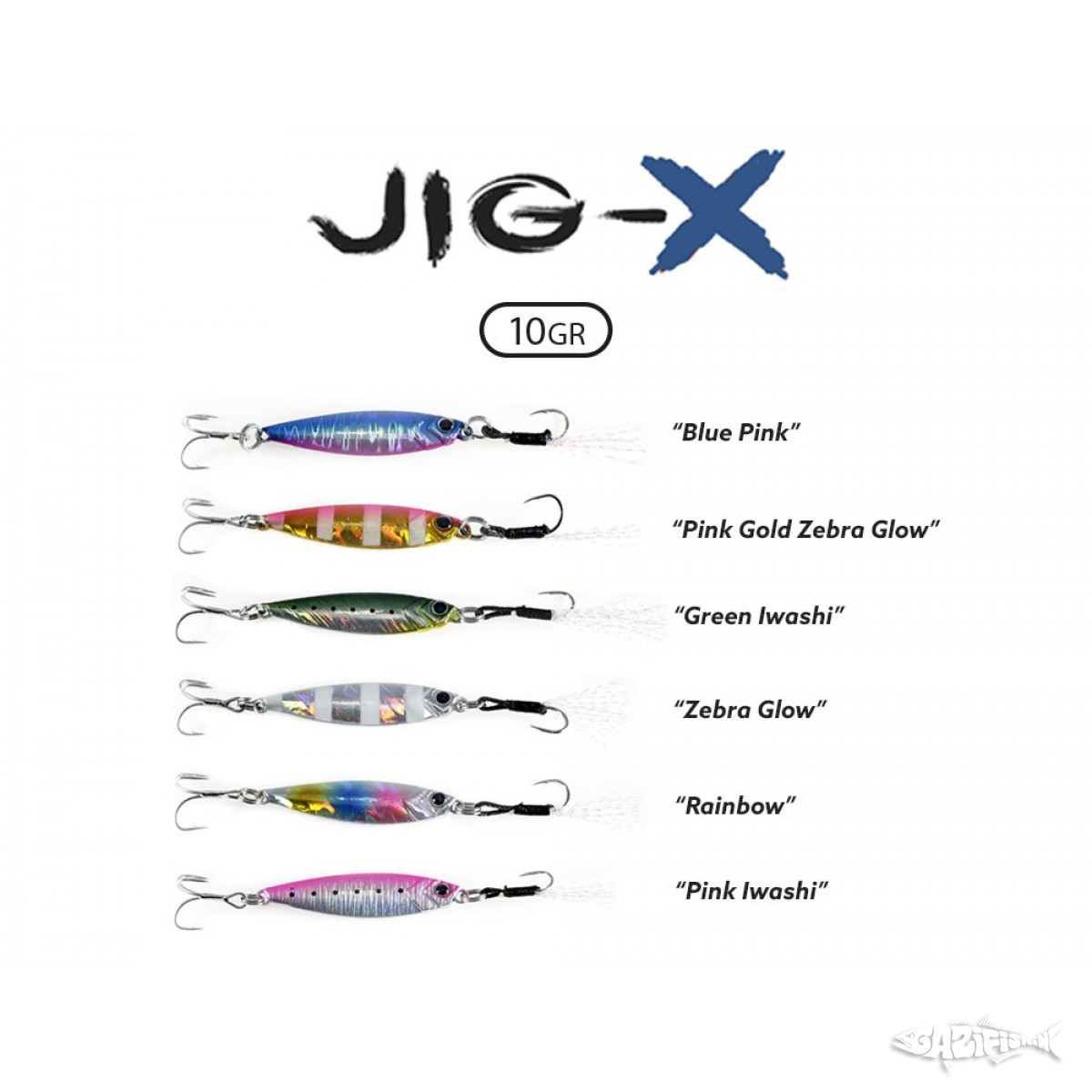 FUJIN JIG-X 10gr Light Jigging Jig