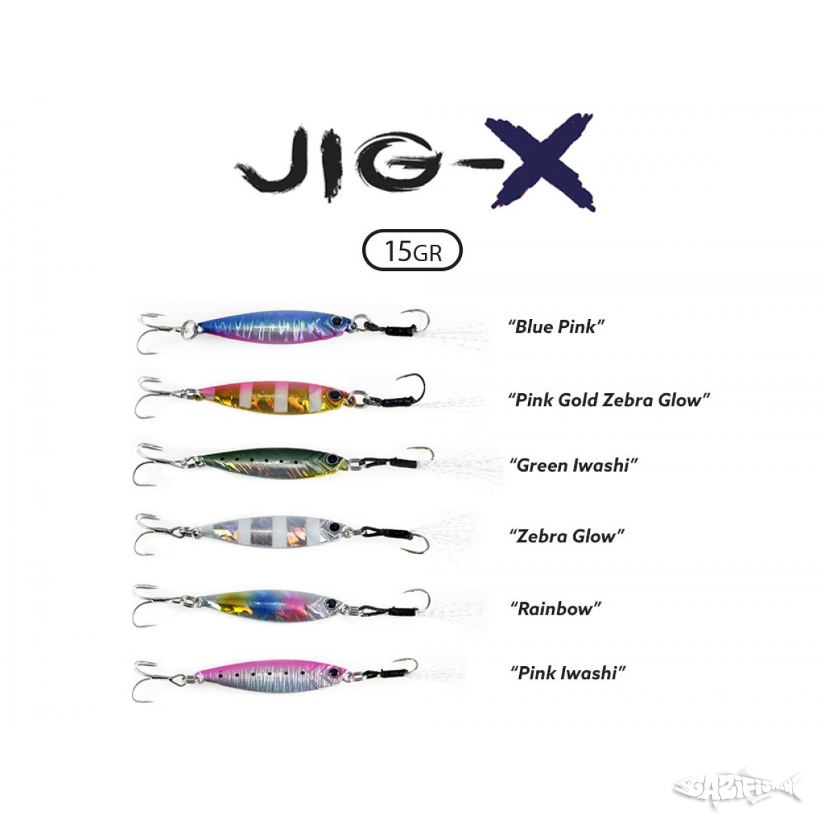 FUJIN JIG-X 15gr Light Jigging Jig
