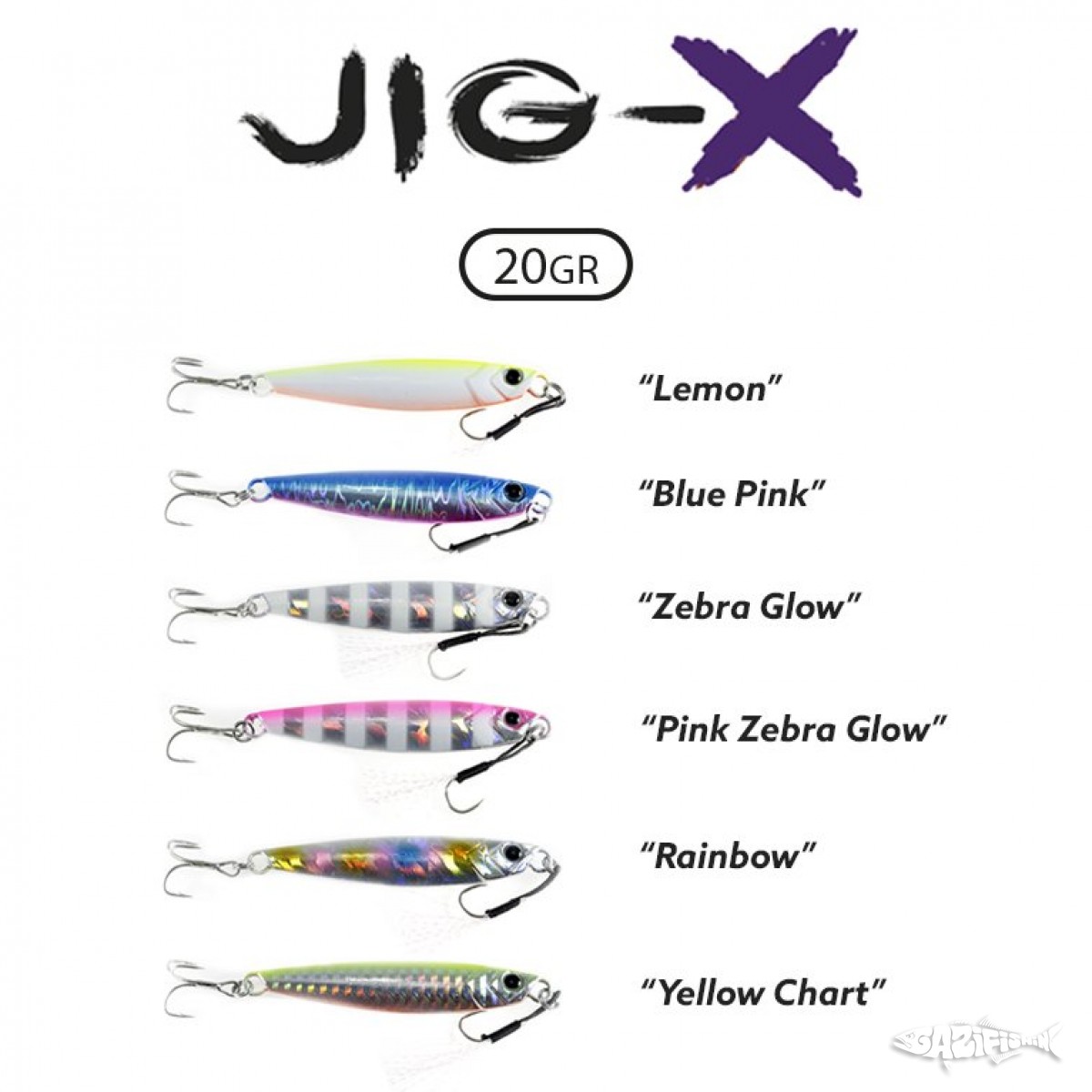 Fujin Jig-X 20gr Light Jigging - Jig Yem