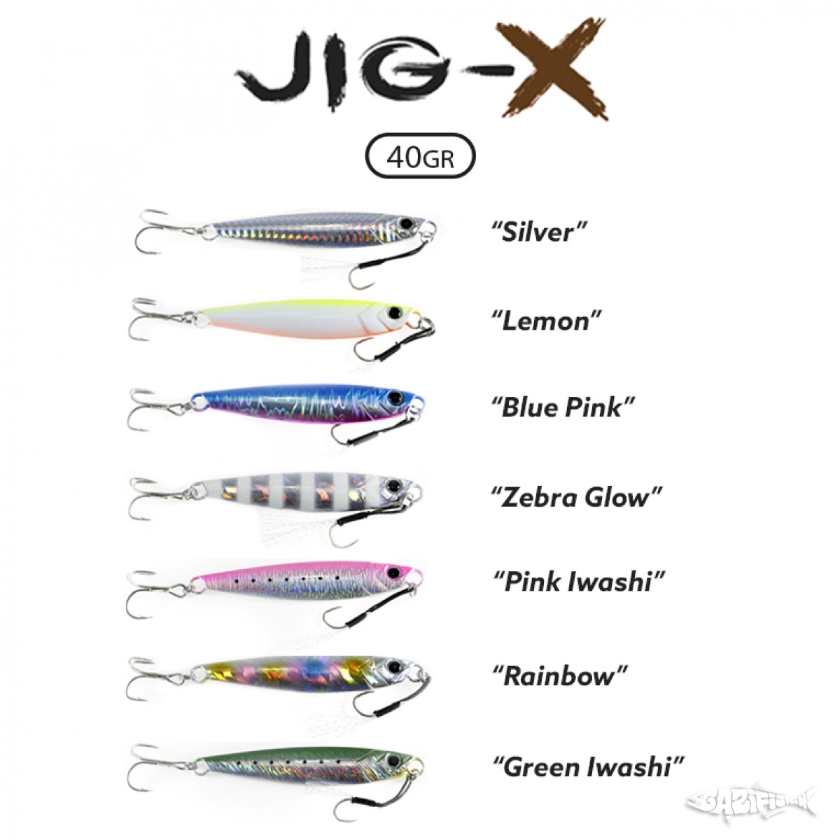 Fujin Jig-X 40gr Shore Jigging - Jig Yem