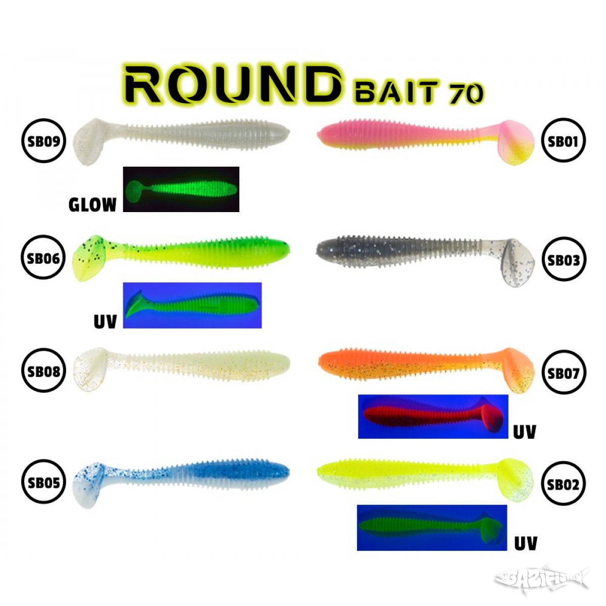 Fujin Round Bait 70mm Silikon Balık Yem