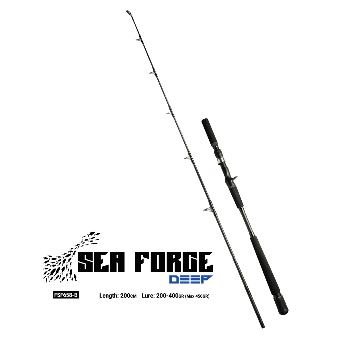 Fujin SeaForce 200cm 200-400gr Tekne-Bot Kamışı