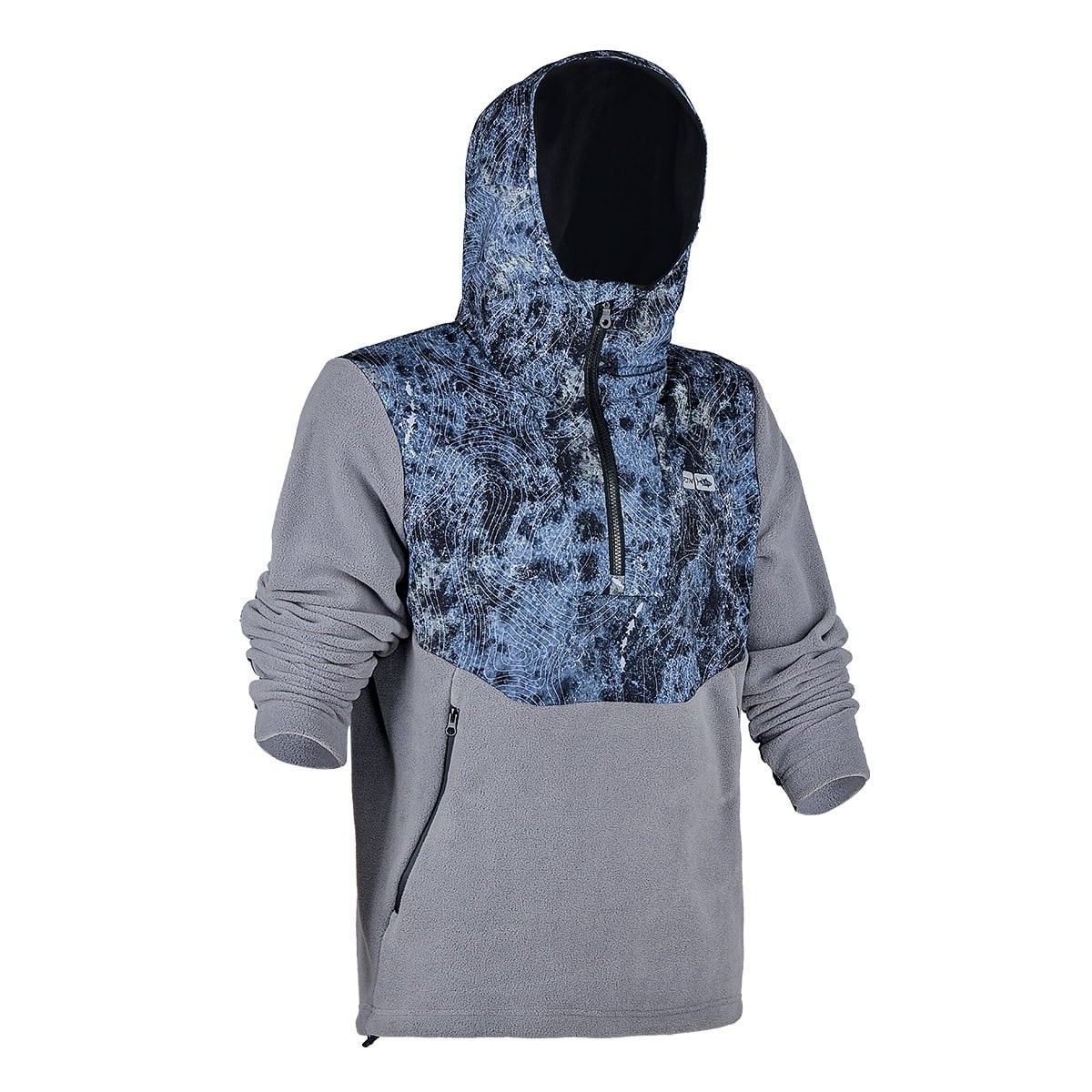 Fujin SeaGame Technical Polar Hoodie Grey Reef