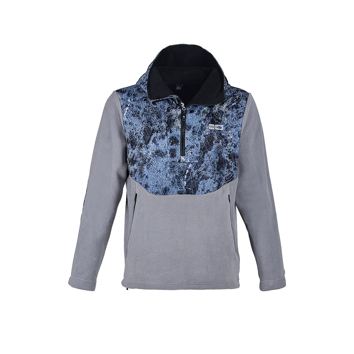 Fujin SeaGame Technical Polar Hoodie Grey Reef