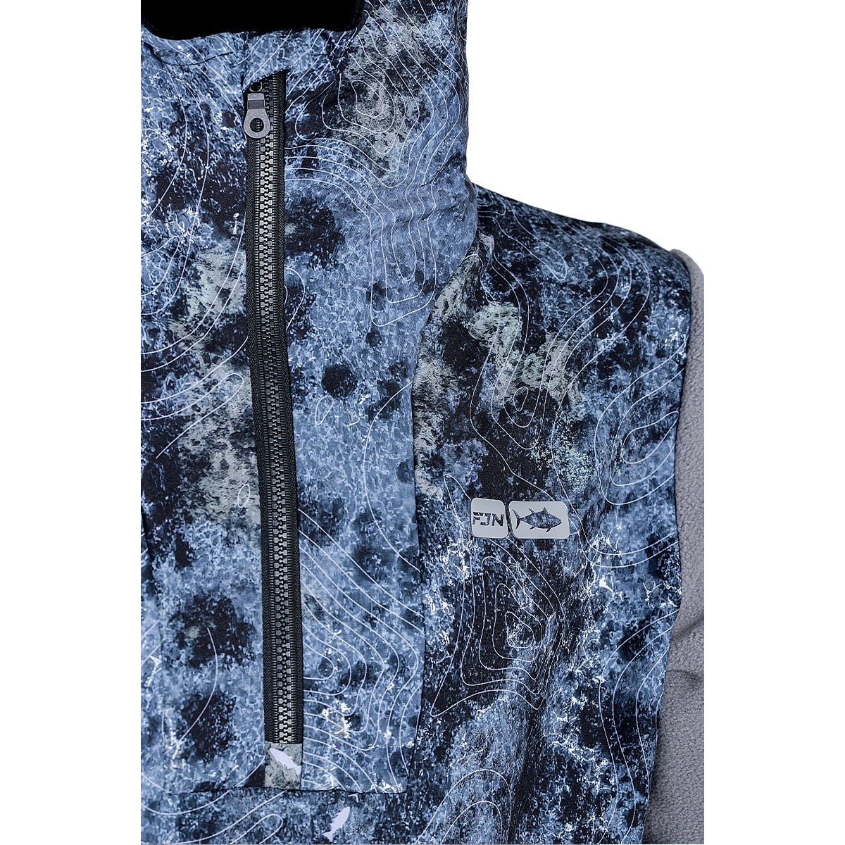 Fujin SeaGame Technical Polar Hoodie Grey Reef