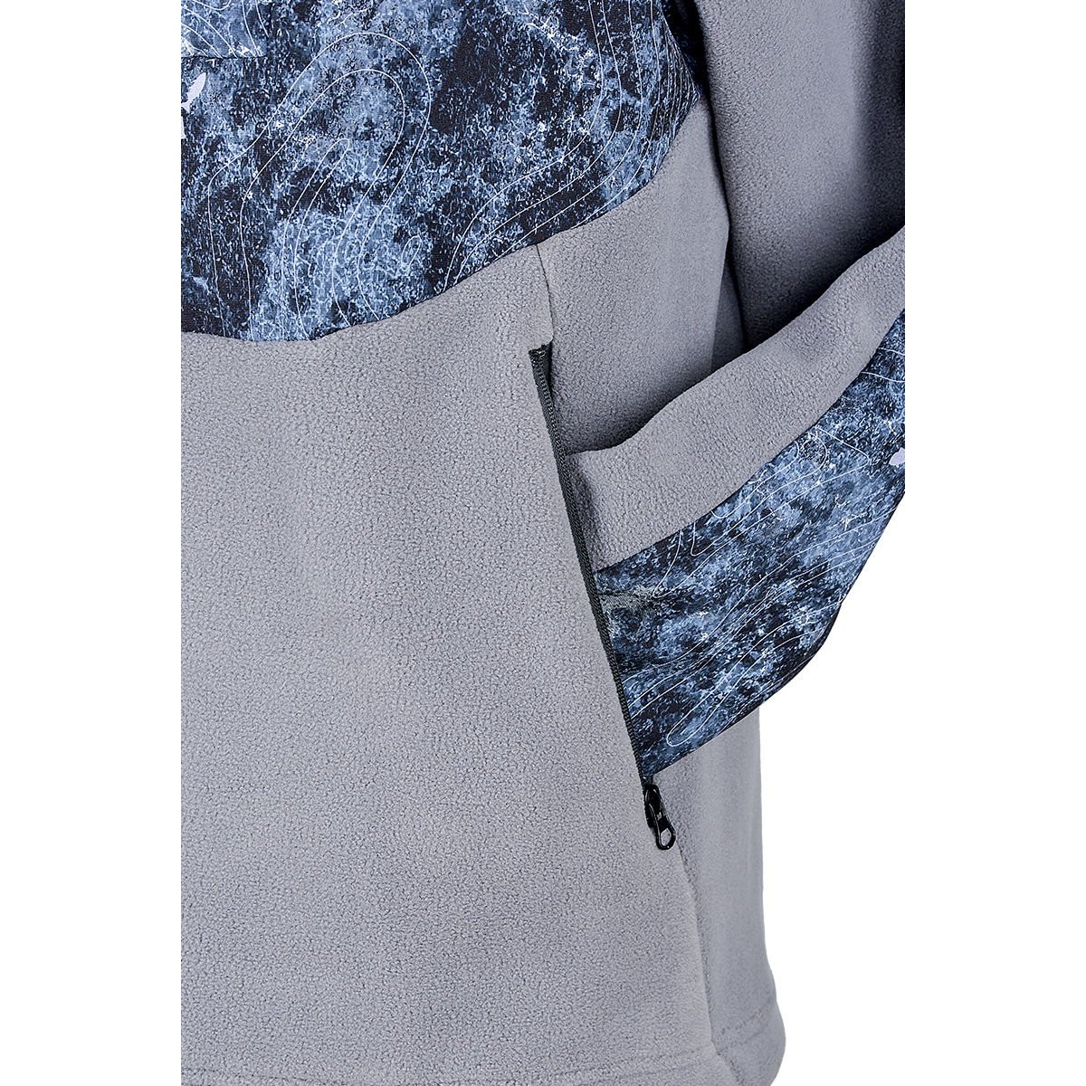 Fujin SeaGame Technical Polar Hoodie Grey Reef