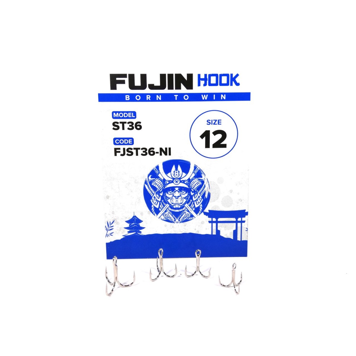 Fujin ST36 Üçlü Maket Balık iğnesi Nickel