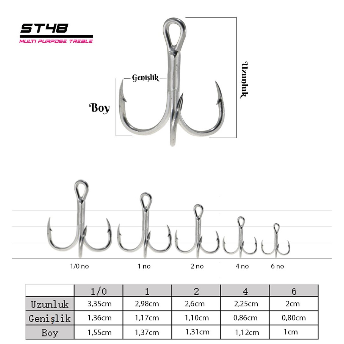 Fujin ST48 Tornado Çapraz Üçlü İğne