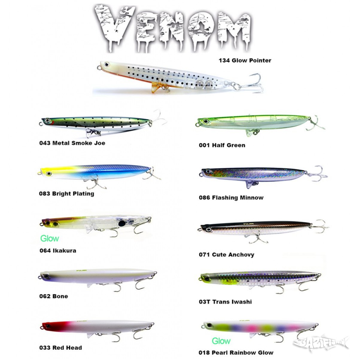 Fujin Venom Su Üstü Maket Balık VM120W