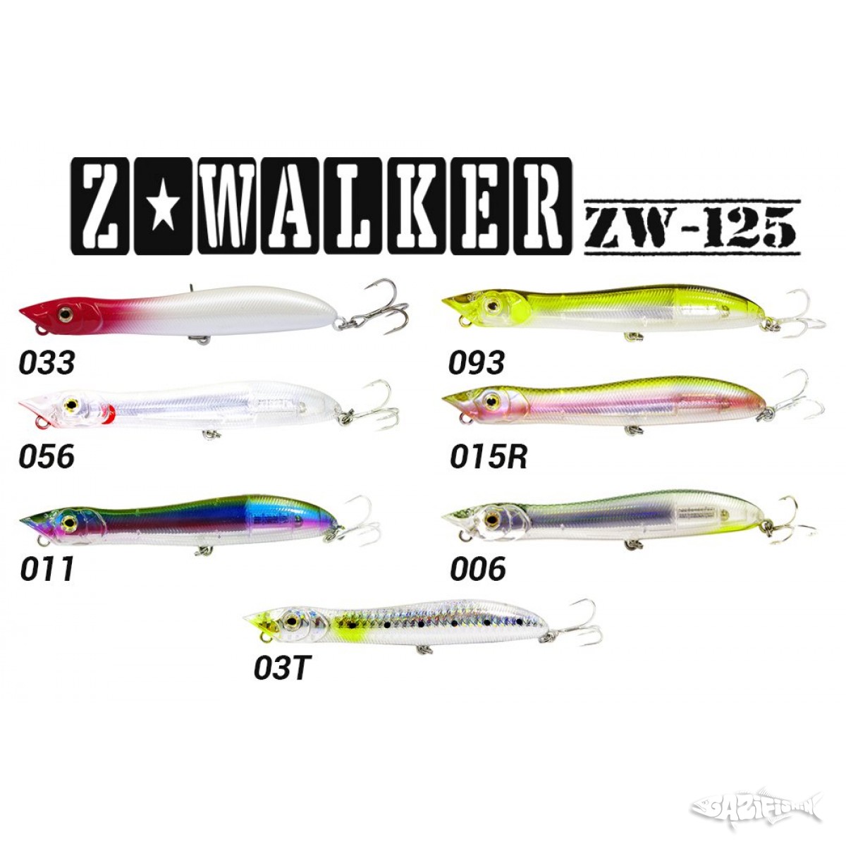 Fujin Z-Walker 125mm 18gr Su Üstü Maket Balık