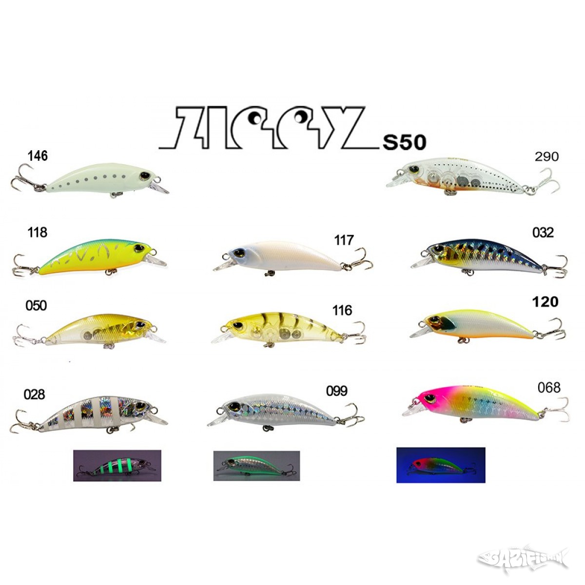 Fujin Ziggy 50mm 3.6gr LRF Maket Balık