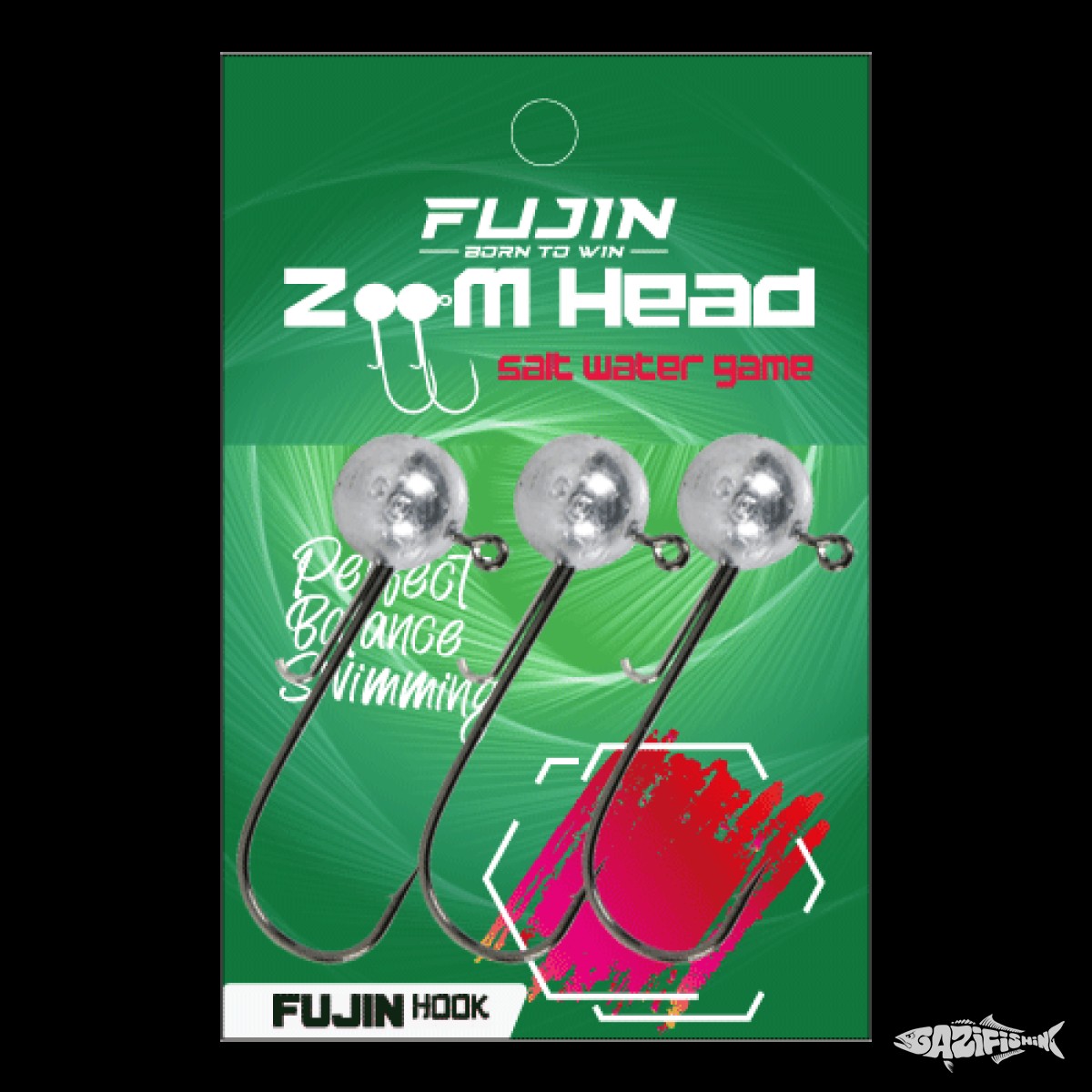 Fujin Zoom Head 2/0 Jighead