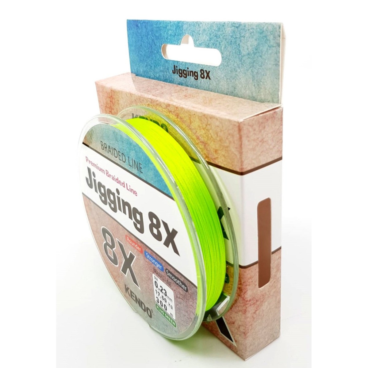 Kendo Jigging 8X Flash 300 mt Örgü İp (FLUO GREEN)