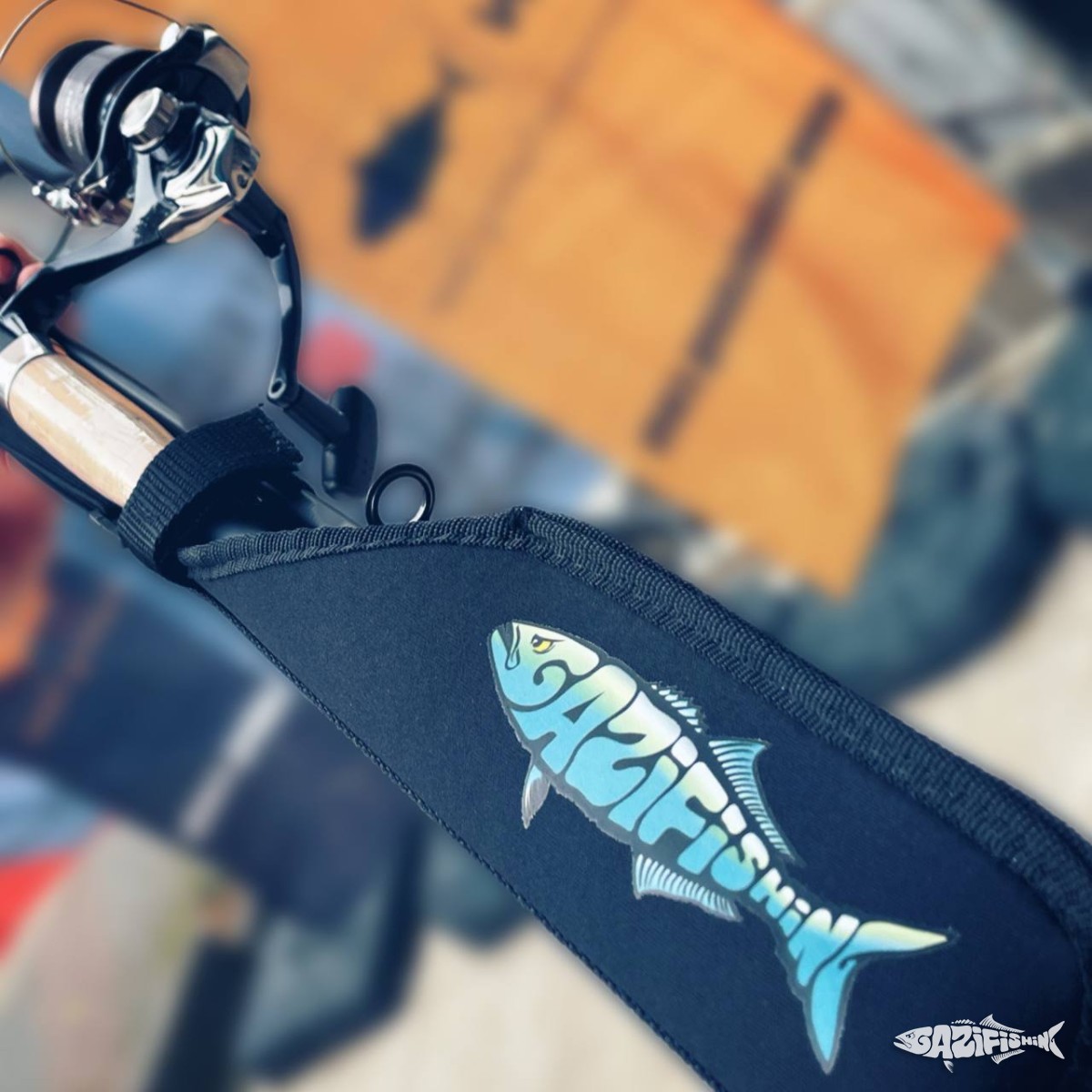 Lastikli Kamış Koruma ve Taşıma Kılıfı ( Çift Gözlü )