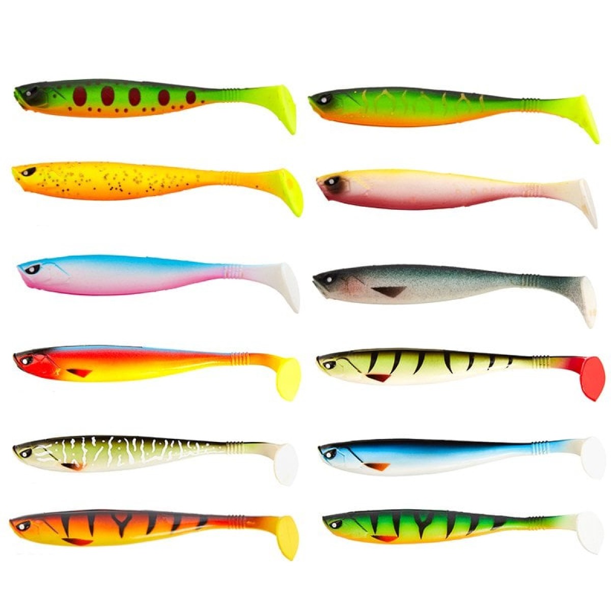 Lucky John Basara 3D Soft Swim 2.5'' (6.35 cm) 8P Silikon Yem