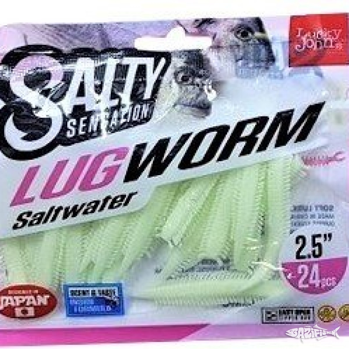 Lucky John Lugworm 2.5'' Kokulu Lrf Yemi 6.5 Cm