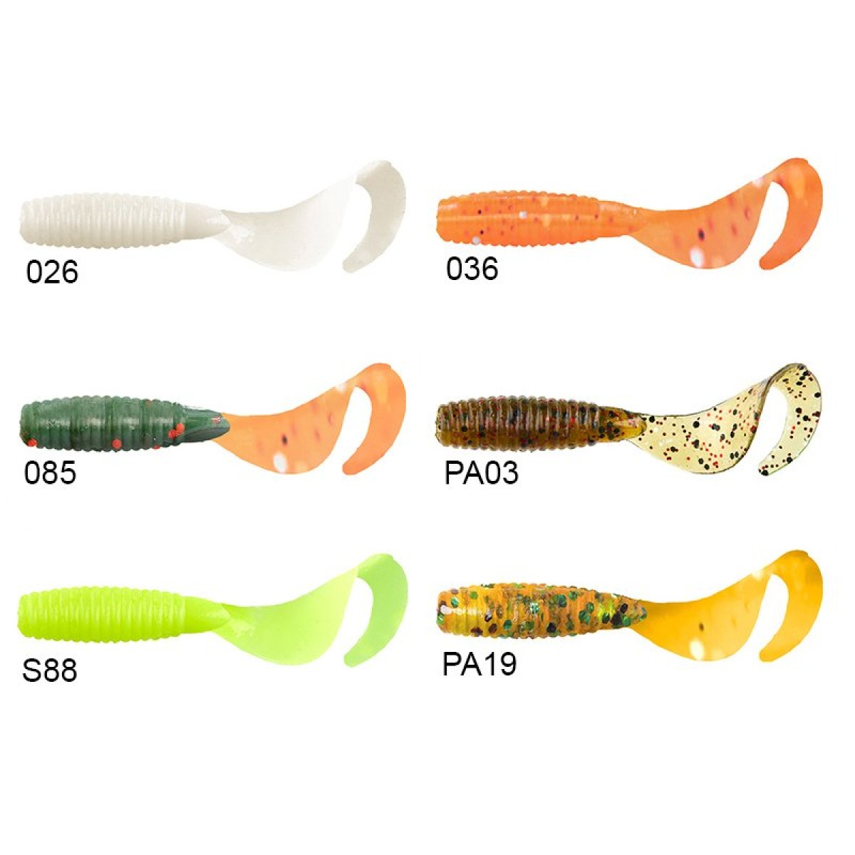 Lucky John Micro Grub 1'' (2.5 cm) Silikon Yem 15P