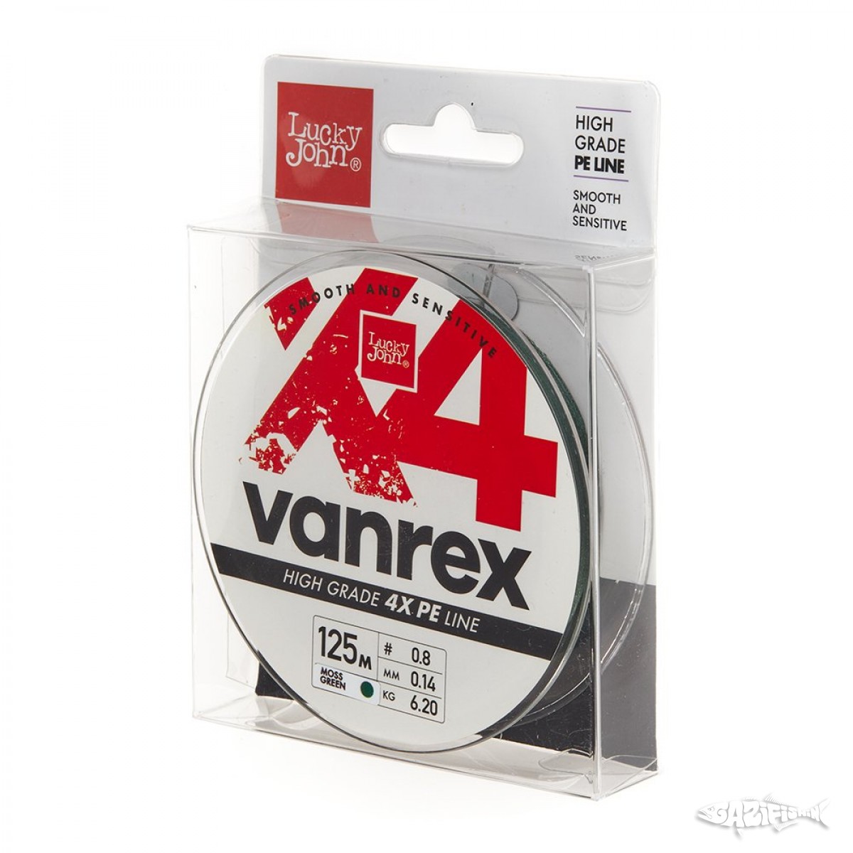 Lucky John Vanrex Pe LRF Örgü İp Misina X4 Yosun Yeşil 125M