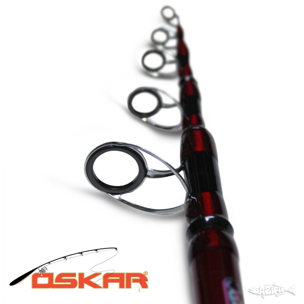 Oskar Meito Heavy Striker 4.20 MT 300 Gr Atarlı Teleskopik Surf Kamış