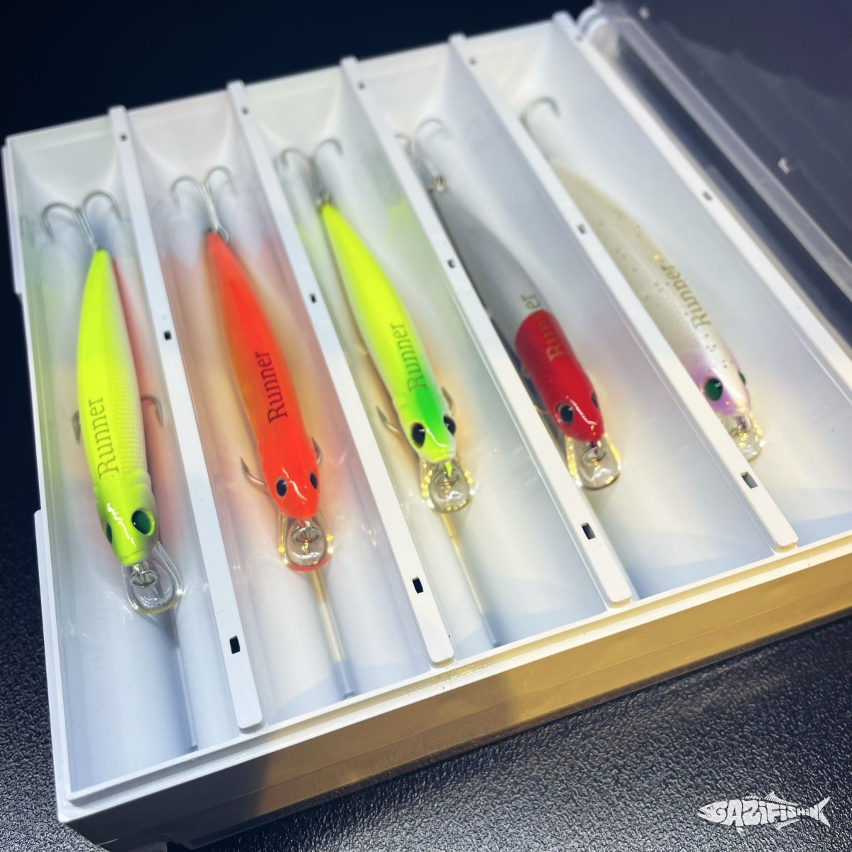 Oskar Runner 9 Cm + Oskar Magician 7 Cm Kurşun arkası maket balık seti