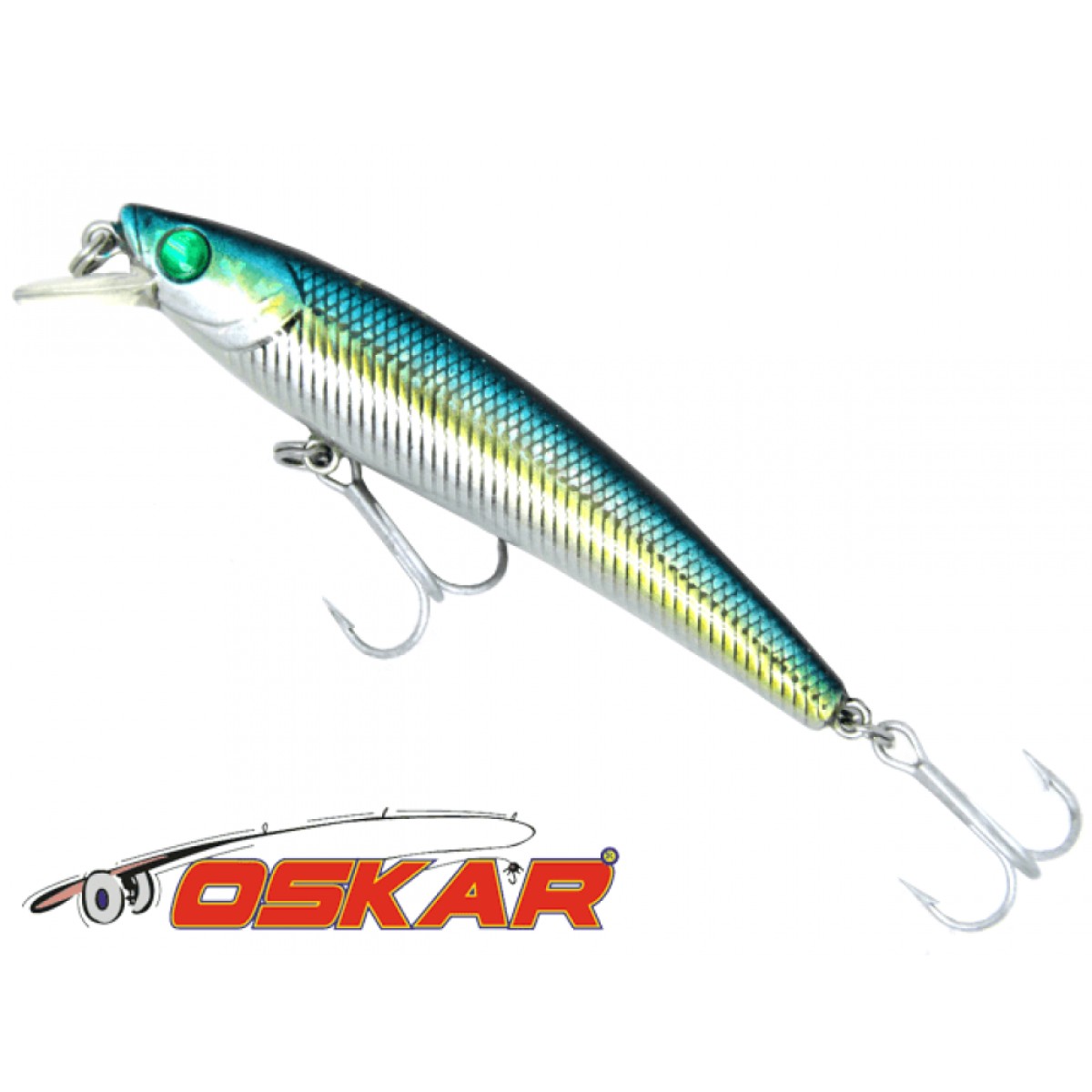 Oskar Zipon 6.5 cm 4 gr. Kurşun Arkası Maket Balık
