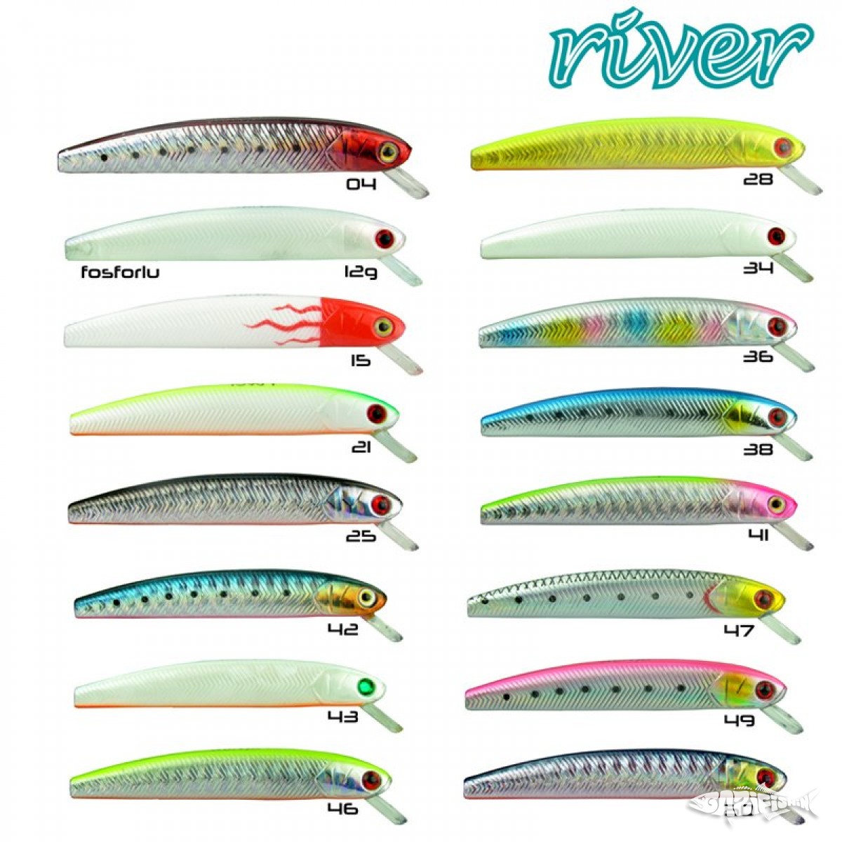 River Little Big 65F Kurşun Arkası Maket Balık