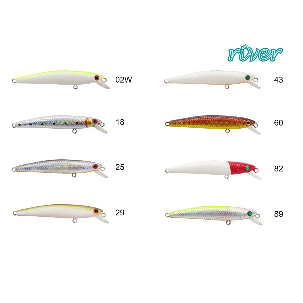 River Tiny Giant 55F 5.5CM 2.7G Maket Balık