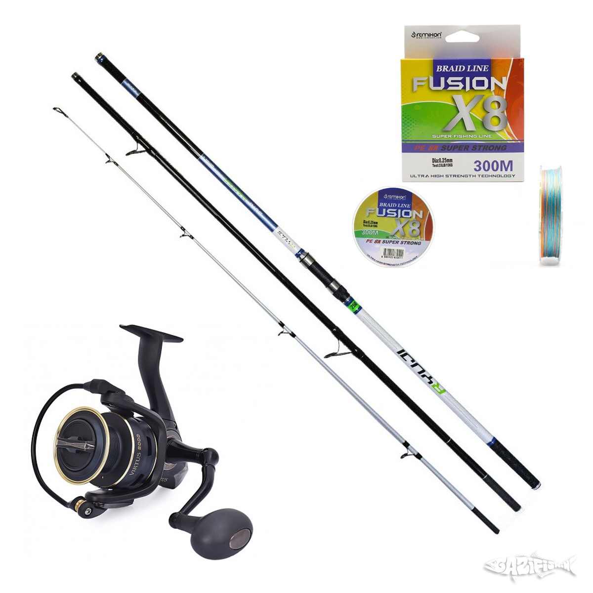 Ryobi Virtus 8000 + Ryuji Surf Master  4.20 + Remixon Fusion 8X