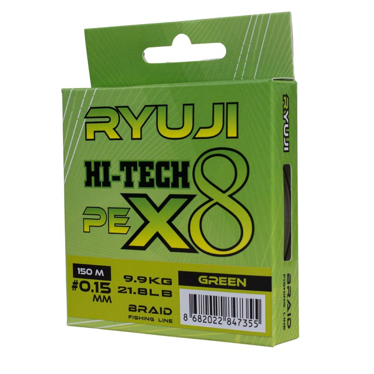 Ryuji Hi-Tech X8 150m 8 kat  Green Örgü İp Misina
