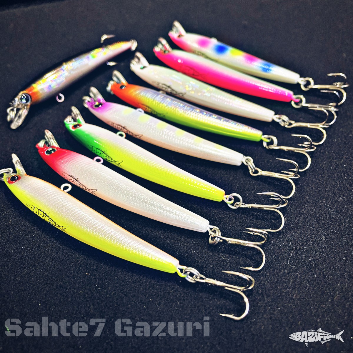 Sahte7 GAZurİ Kurşun Arkası Maket Balık Seti
