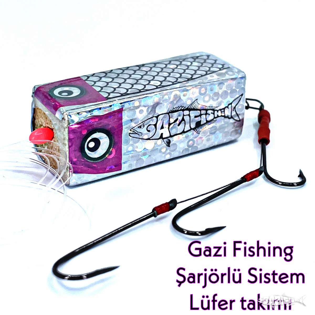 Şarjörlü Sistem Yemli Çinekop Lüfer Takımı