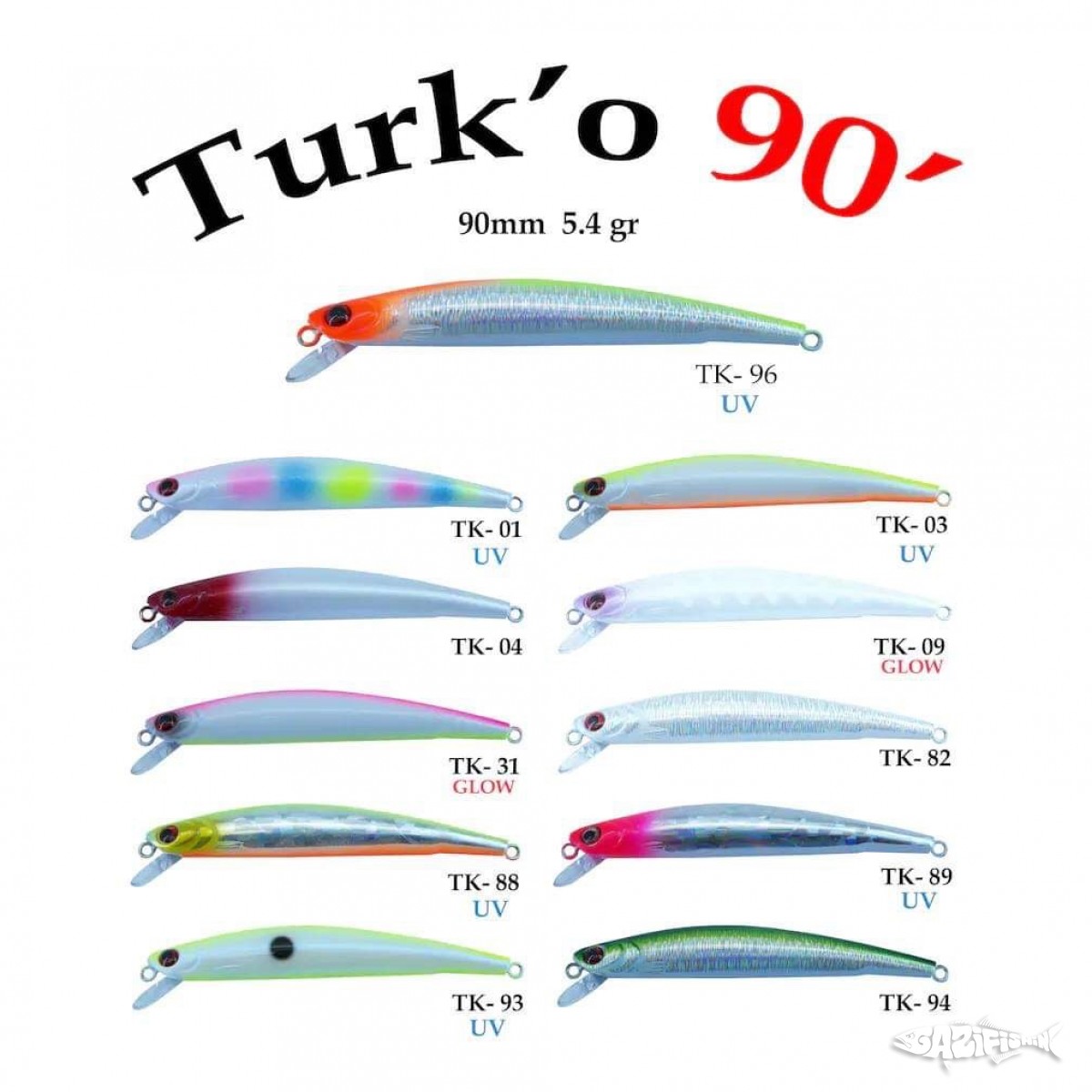 Turko 9 Cm Kurşun arkası maket balık