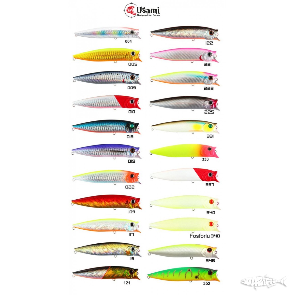 Usami Combo Pop 100F 12.1 Gr Maket Balık