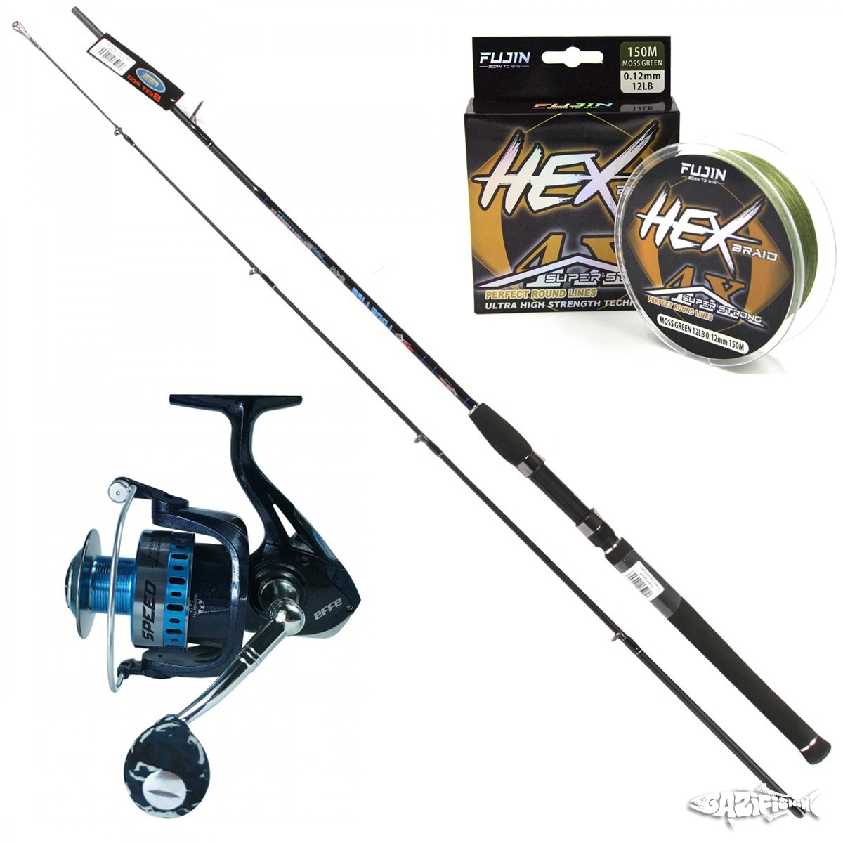 Xtraflex 2.70 10 30 + Speed 3000 + Hex 4x 150Mt.